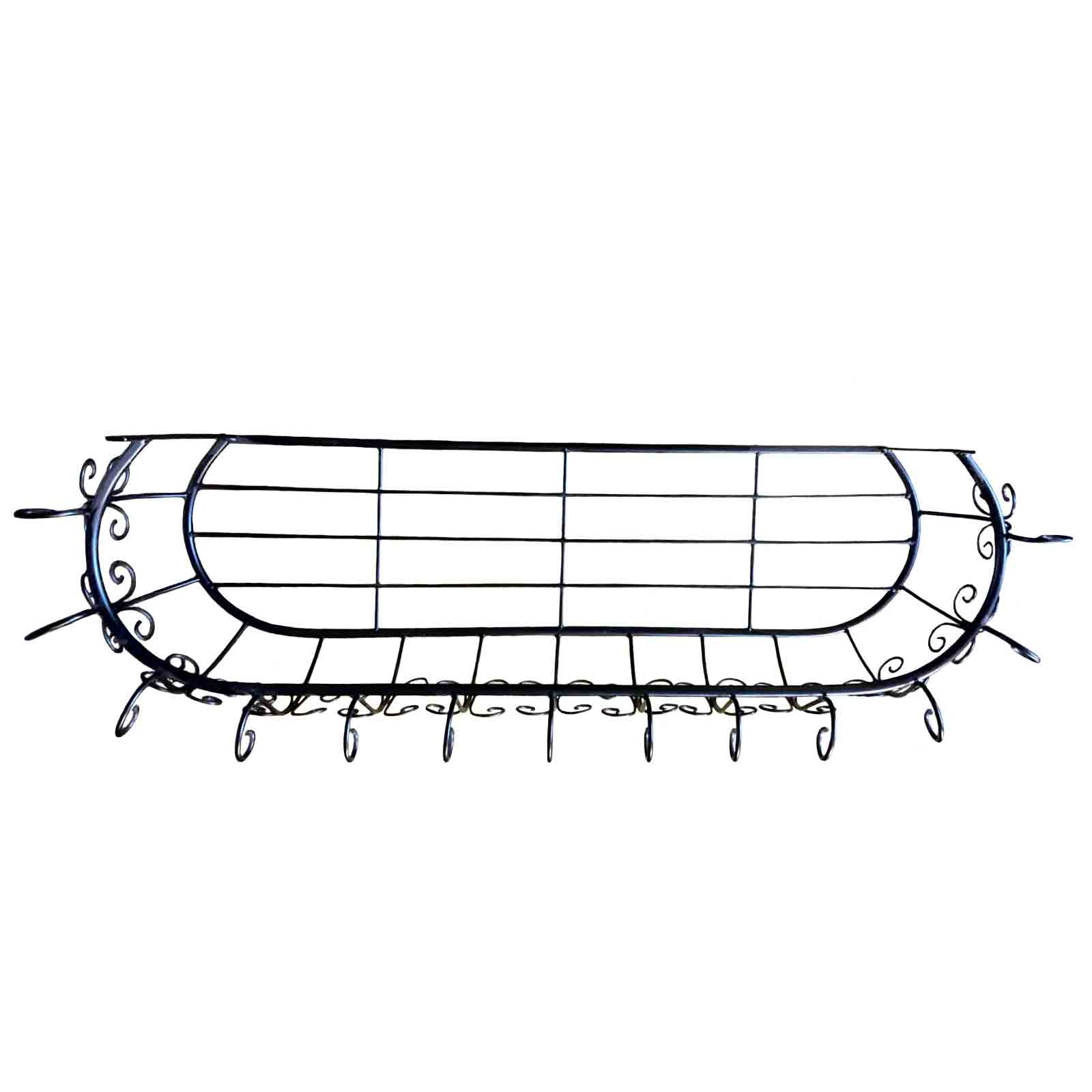 90cm Parisian Style Iron Window Box Wall Planter