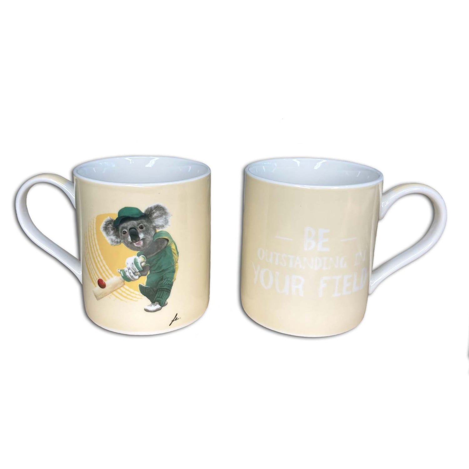 Andrew Gibbons Cricket Sporty Koala Coffee Mug