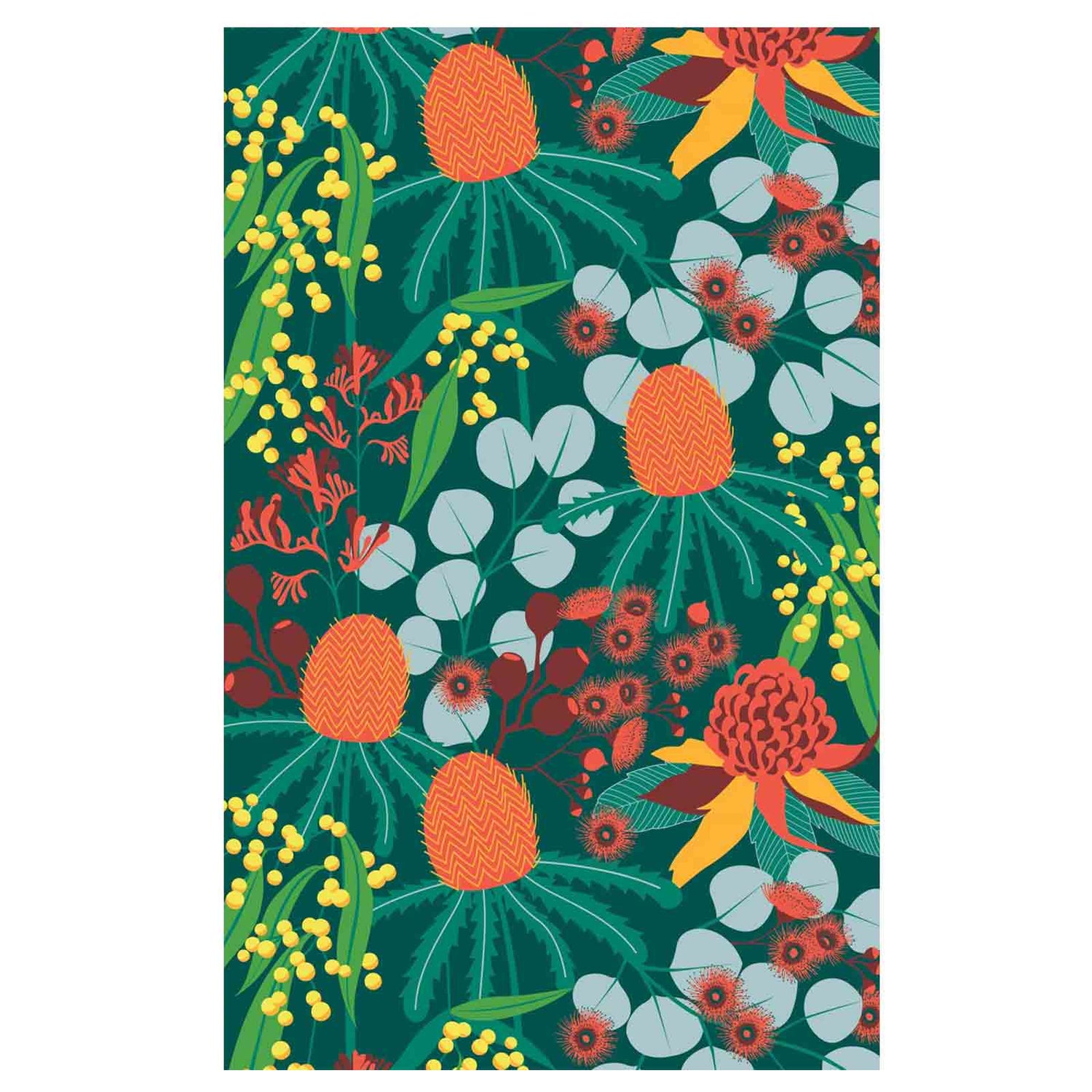 Australian Botanicals 100% Cotton Tea Towel