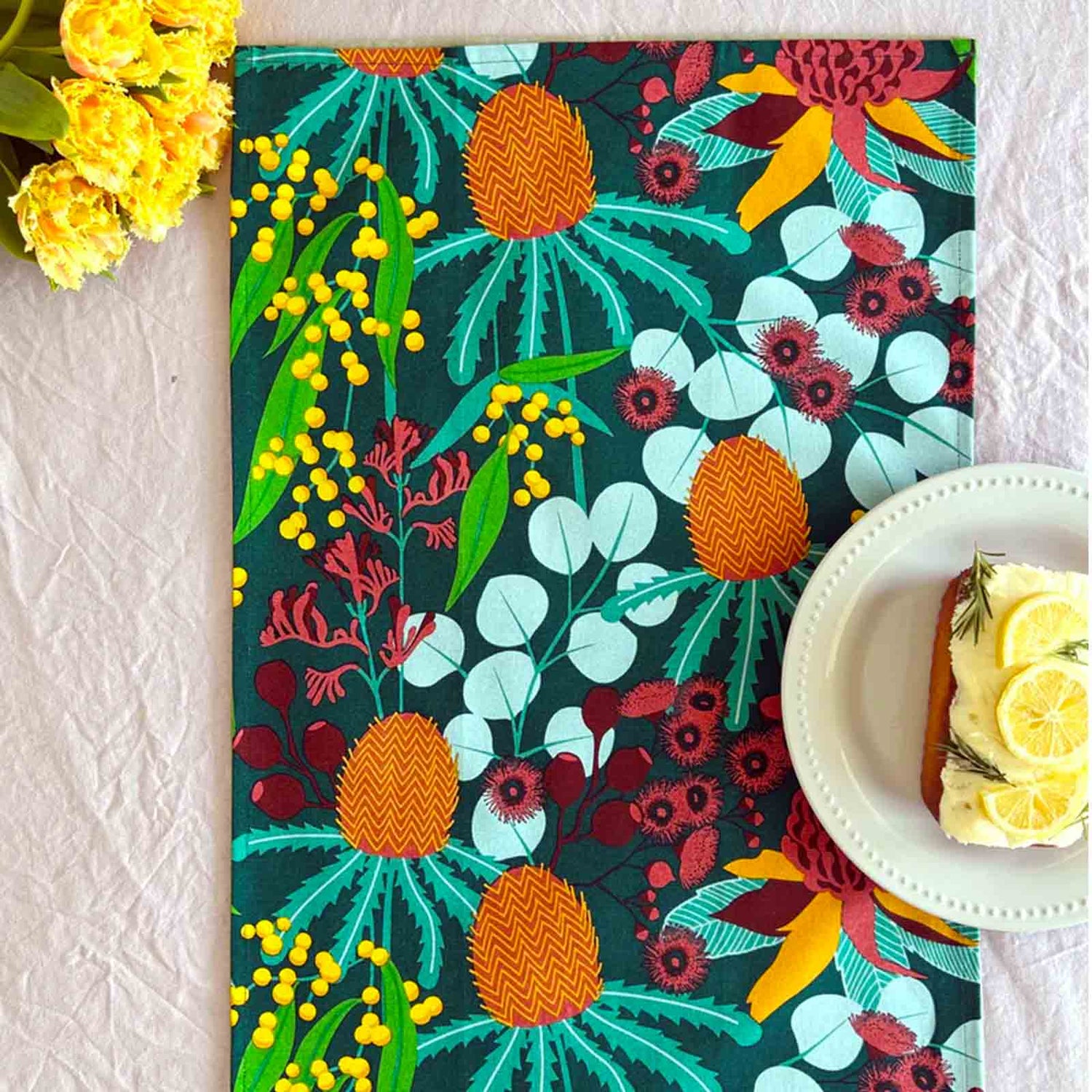 Australian Botanicals 100% Cotton Tea Towel