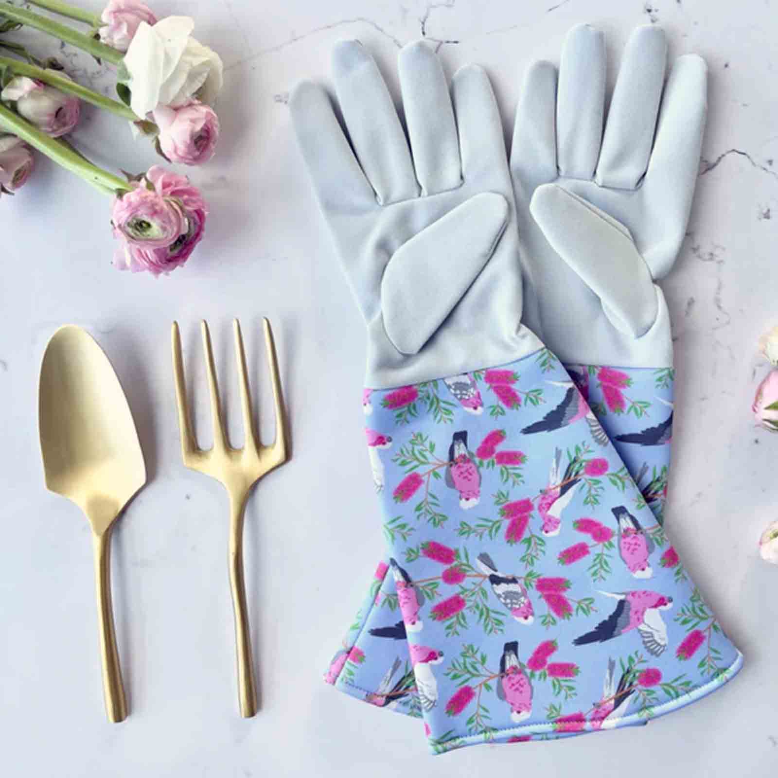 Blue Galahs Gardening Gloves