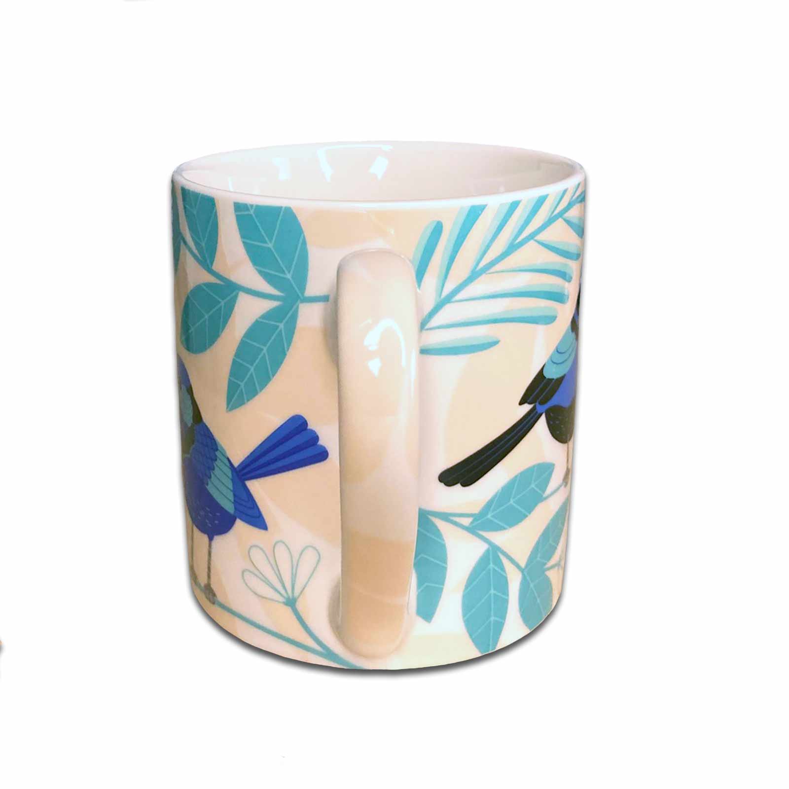 Blue Wren Gift Boxed Australian Birds Ceramic Coffee Mug