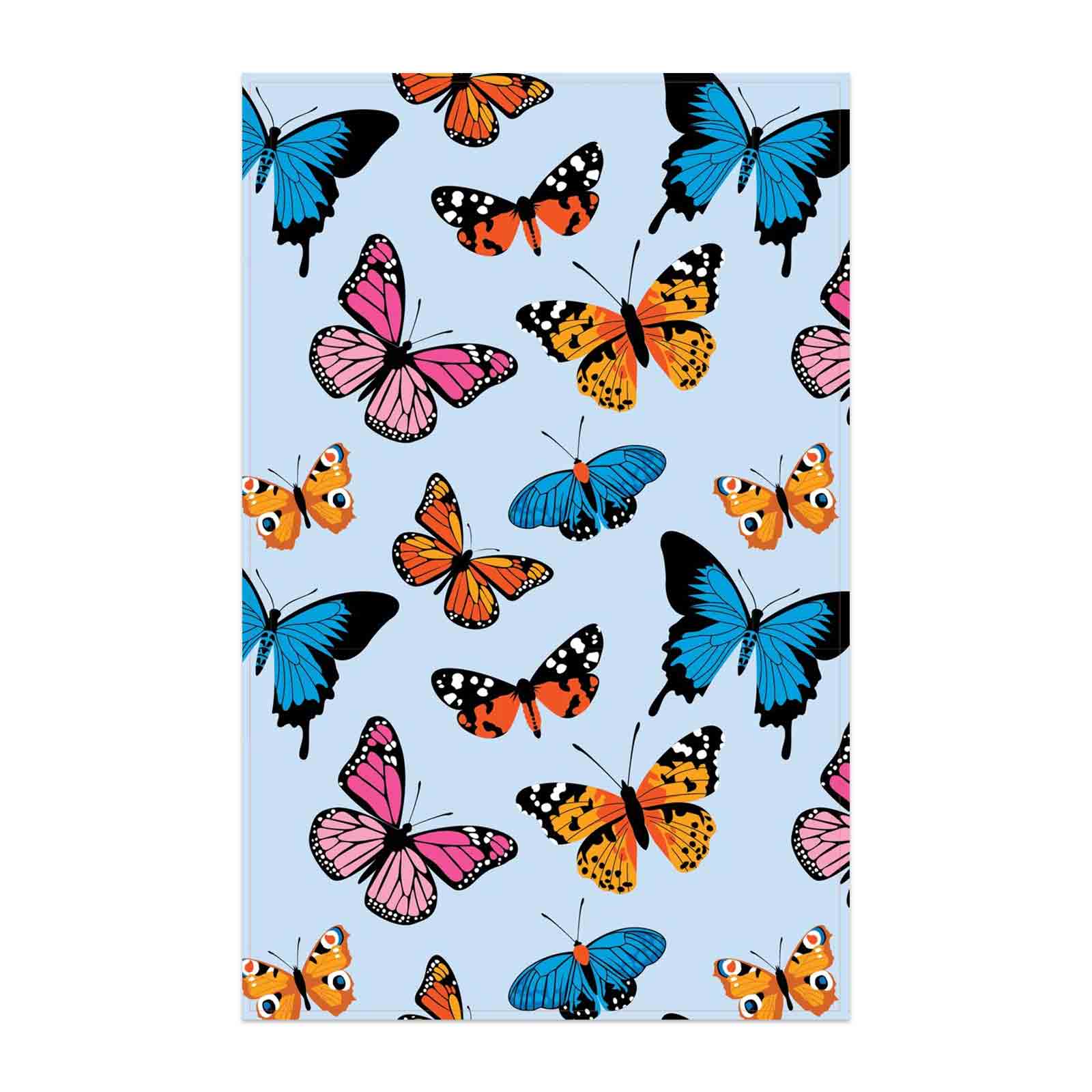 Butterflies 100% cotton tea towel – absorbent kitchen towel designed in Australia