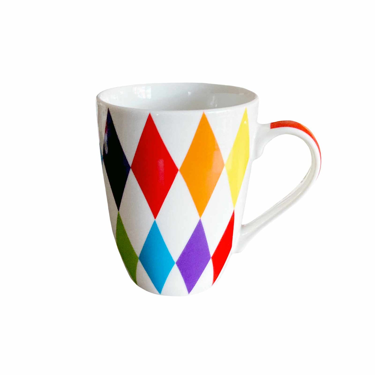Carnival Set of 4 Bone China Coffee Mugs