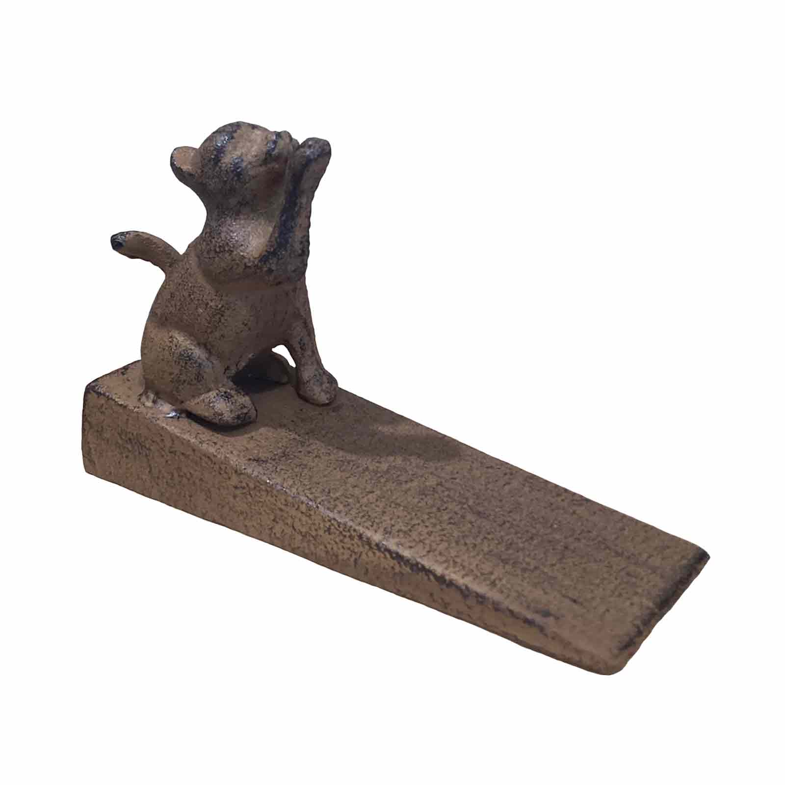 Cat Cast Iron Wedge Door Stop