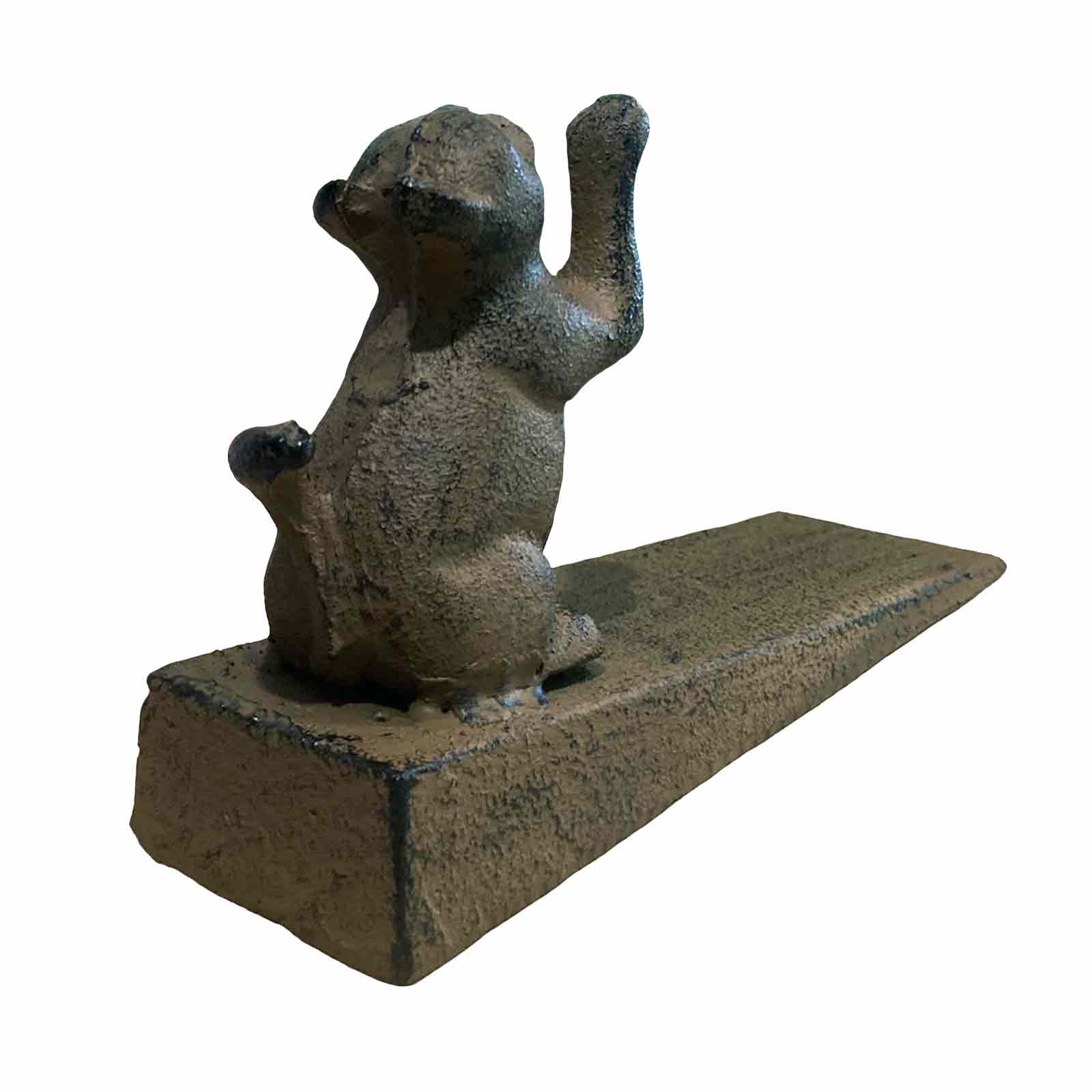 Cat Cast Iron Wedge Door Stop