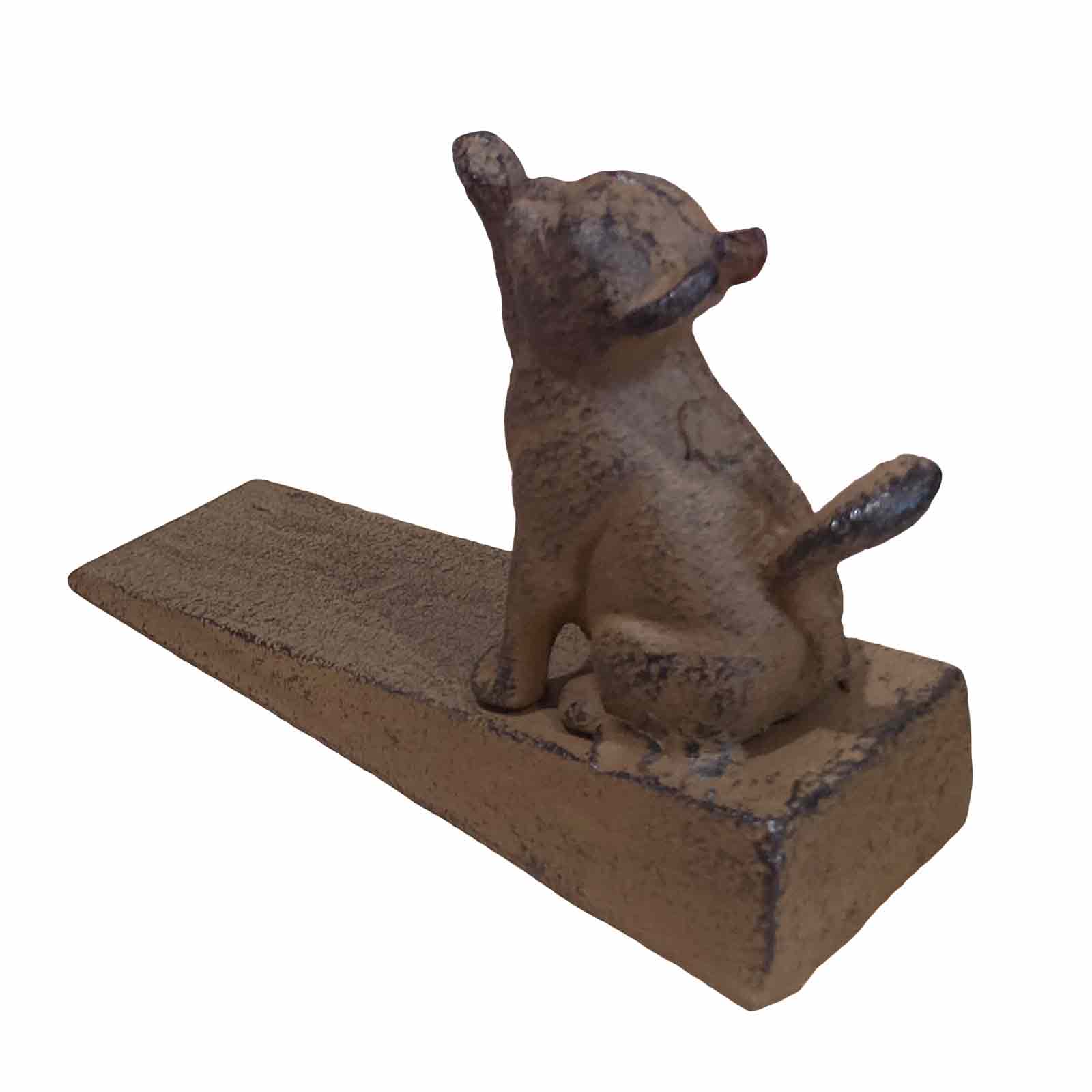 Cat Cast Iron Wedge Door Stop