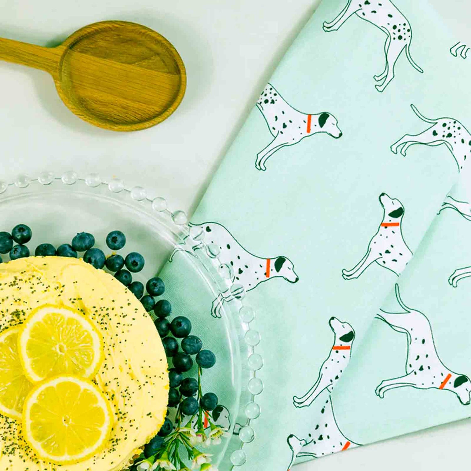 Dalmations 100% Cotton Tea Towel
