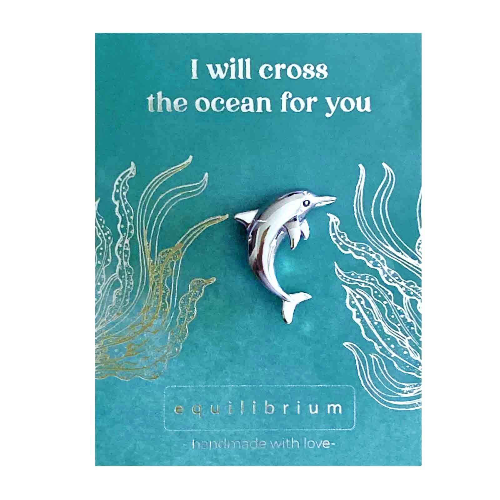 Australian Fauna Lapel Pin Brooch Badge Dolphin