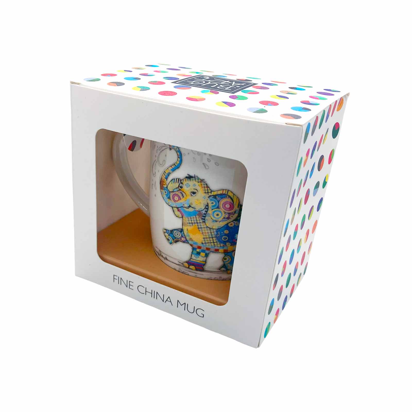 Eddie Elephant Bug Art Kooks Fine China Coffee Mug