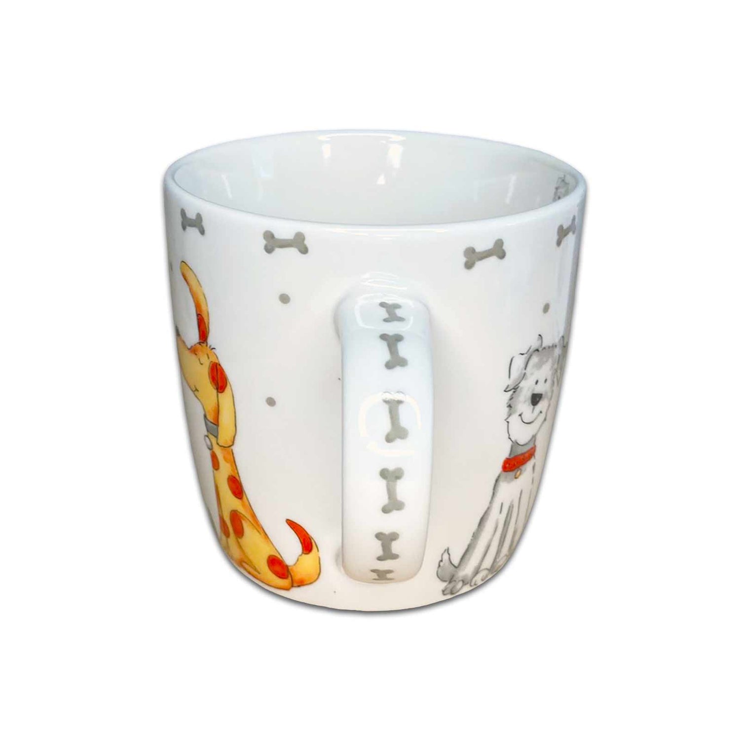 Faithful Friends Large Dogs Gift Boxed Fine China Coffee Mug