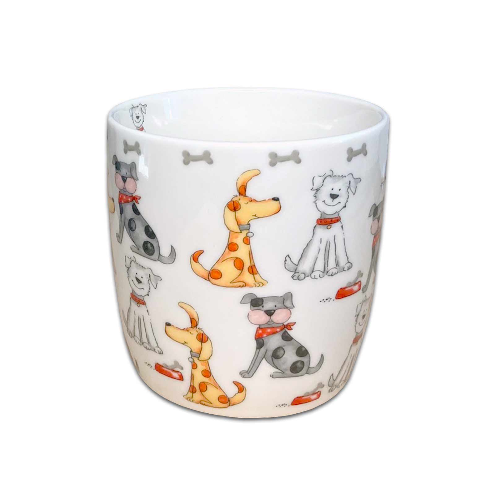 Faithful Friends Multi Dogs Fine China Gift Boxed Coffee Mug