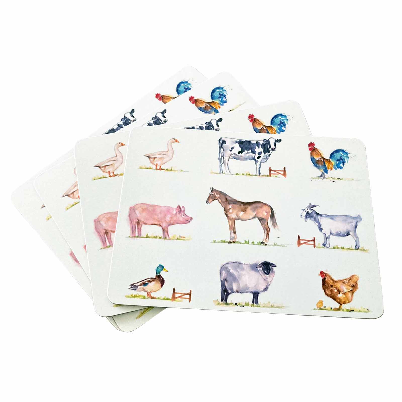 The Farmyard Placemats Set of 4