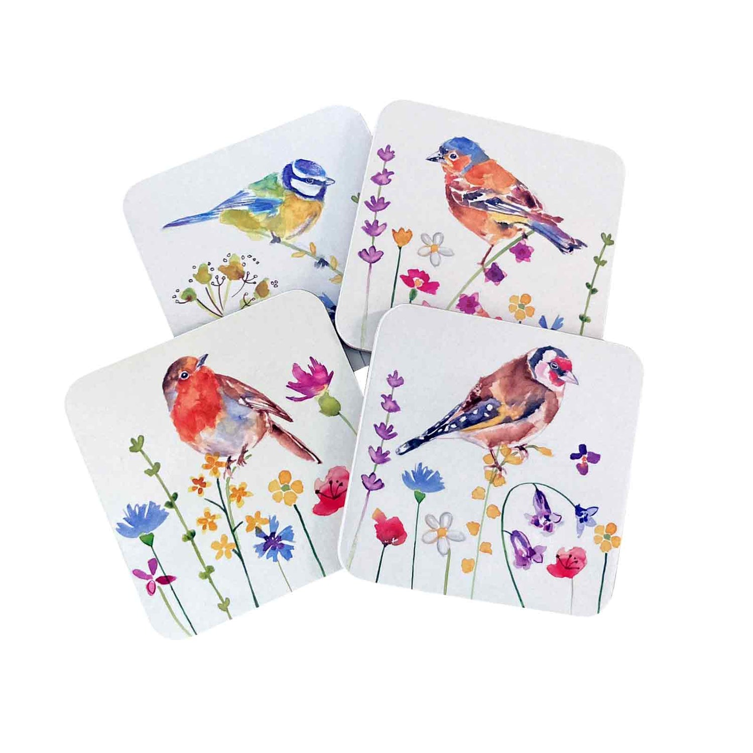 Garden Birds Coasters Set of 4