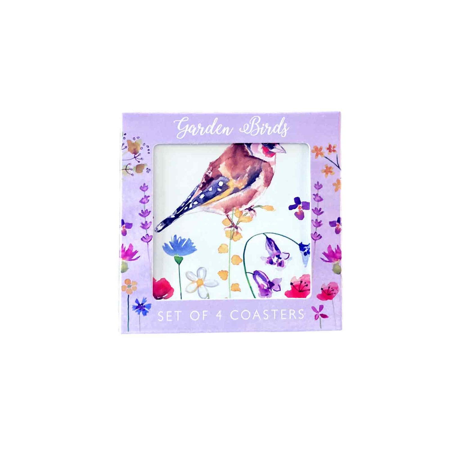 Garden Birds Coasters Set of 4