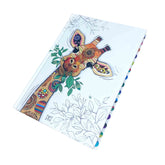 Gina Giraffe Bug Art Kooks A5 Hardcover Notebook