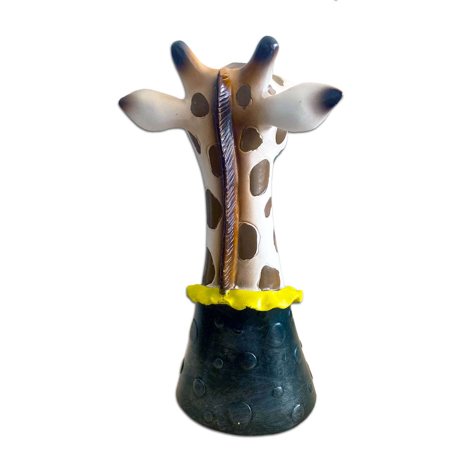 Giraffe Blowng Bubbles Resin Vase