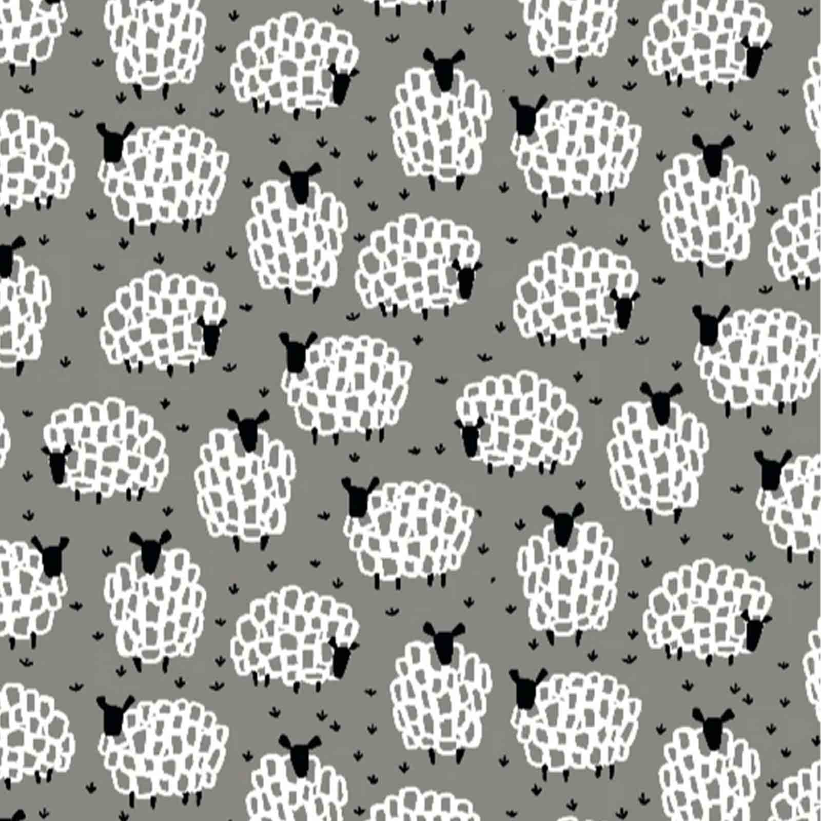 Grey Sheep 100% Cotton Cloth Napkins - Set of 4