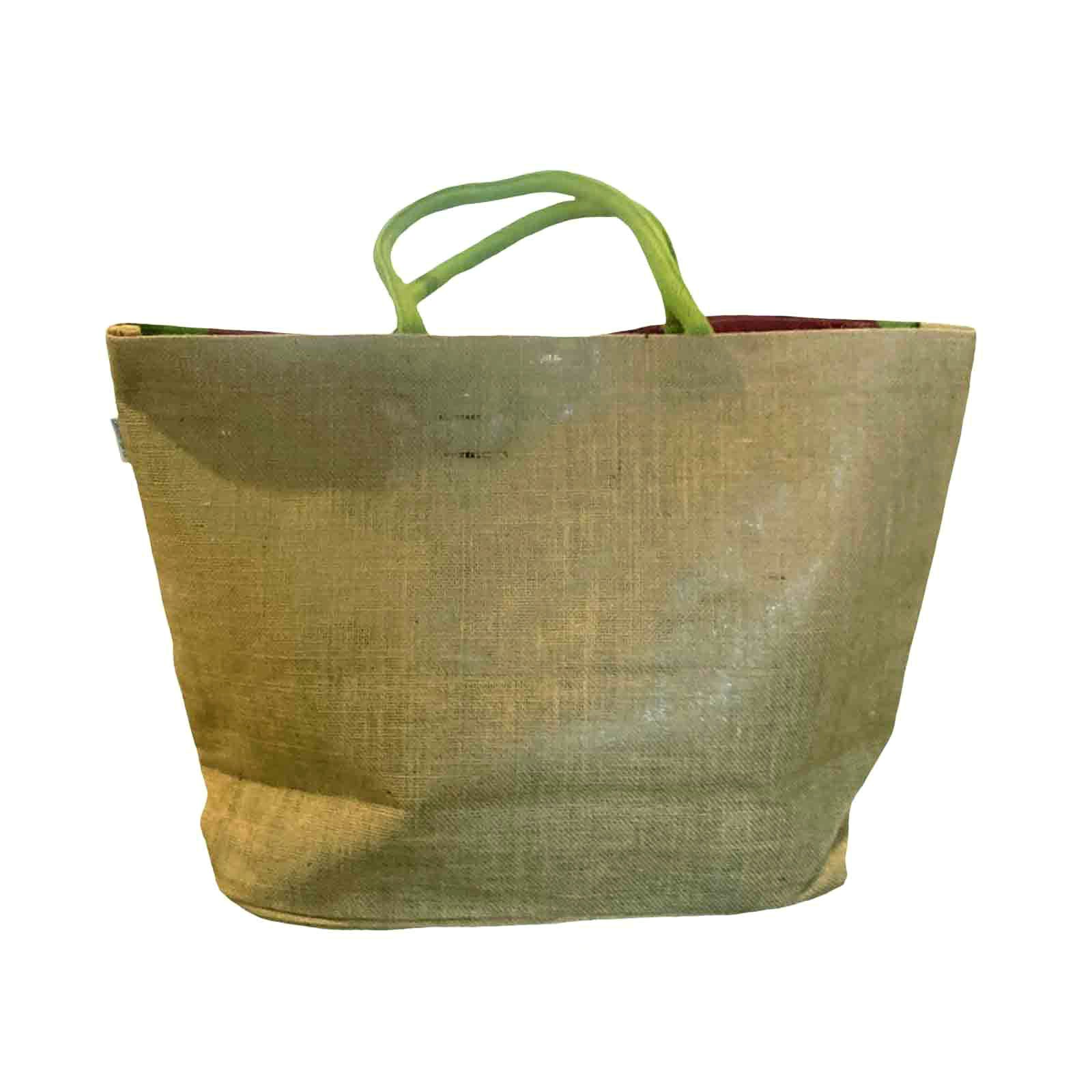 Hello Summer WATERMELON Sequin Jute Beach Bag Tote