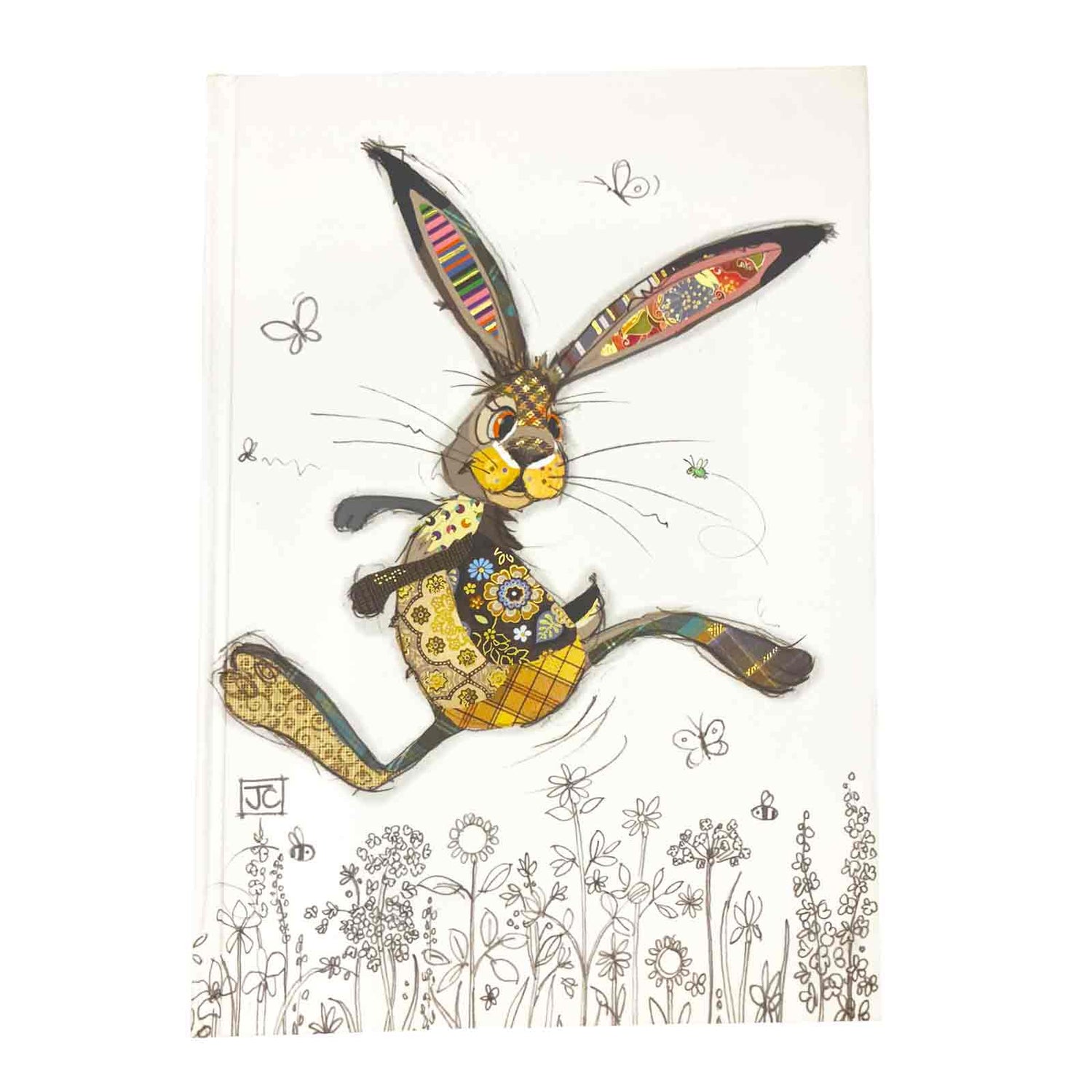 Hesper Hare Bug Art Kooks A5 Hardcover Notebook