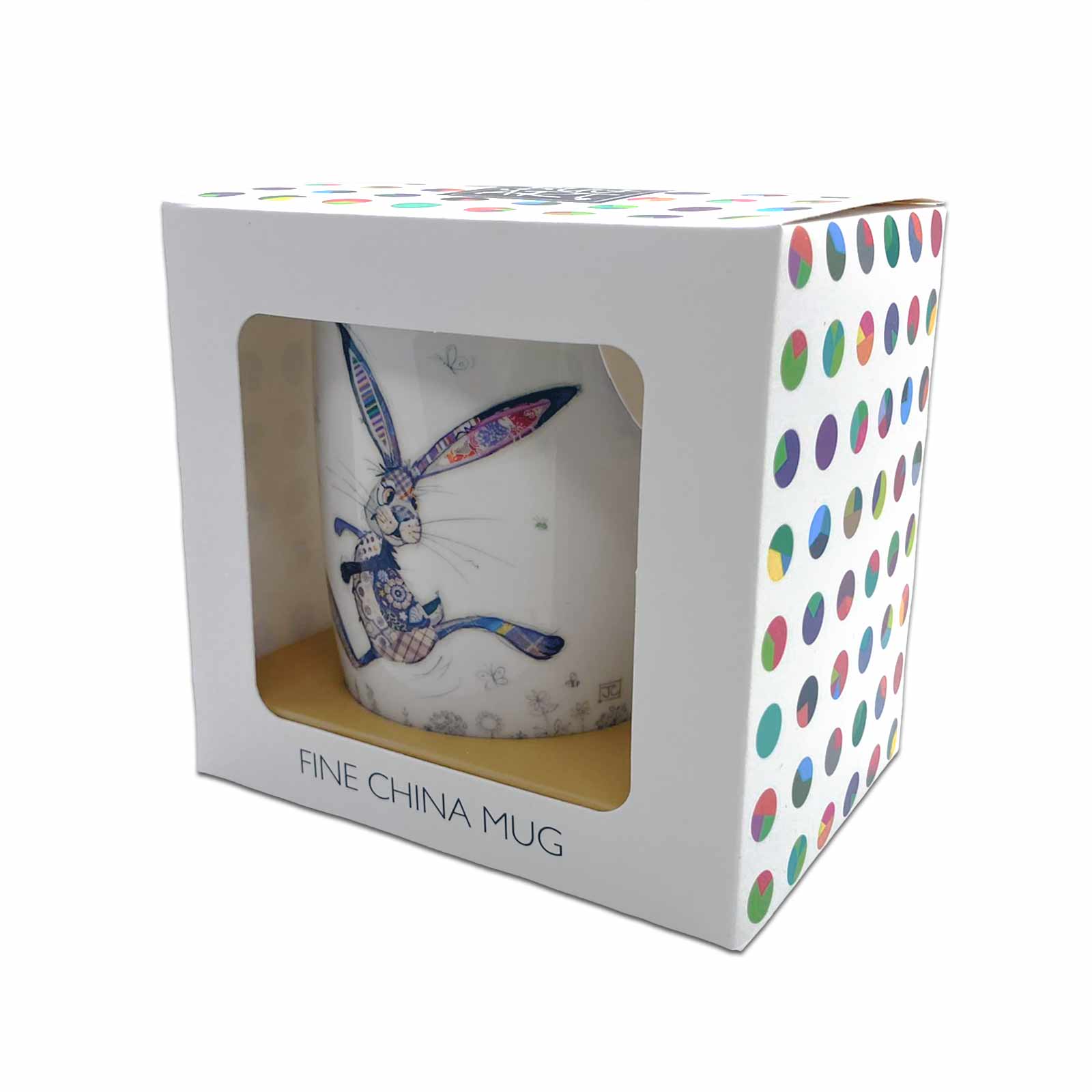 Hesper Hare Bug Art Kooks Ceramic Coffee Mug