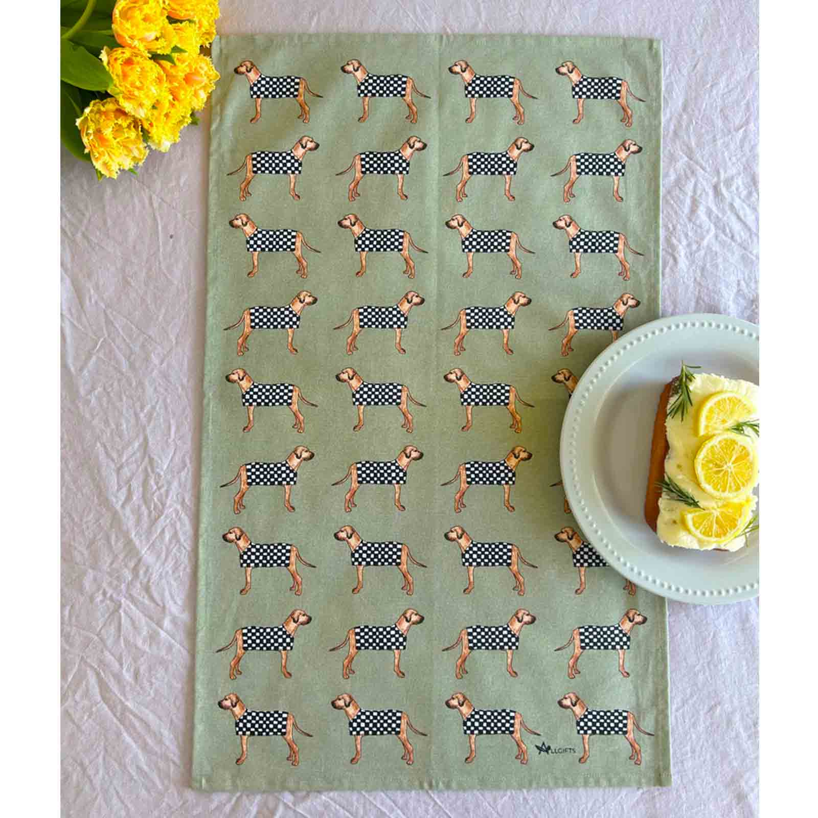 Josh Dog 100% Cotton Tea Towel