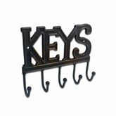 Cast Iron KEYS Key and Coat Hook