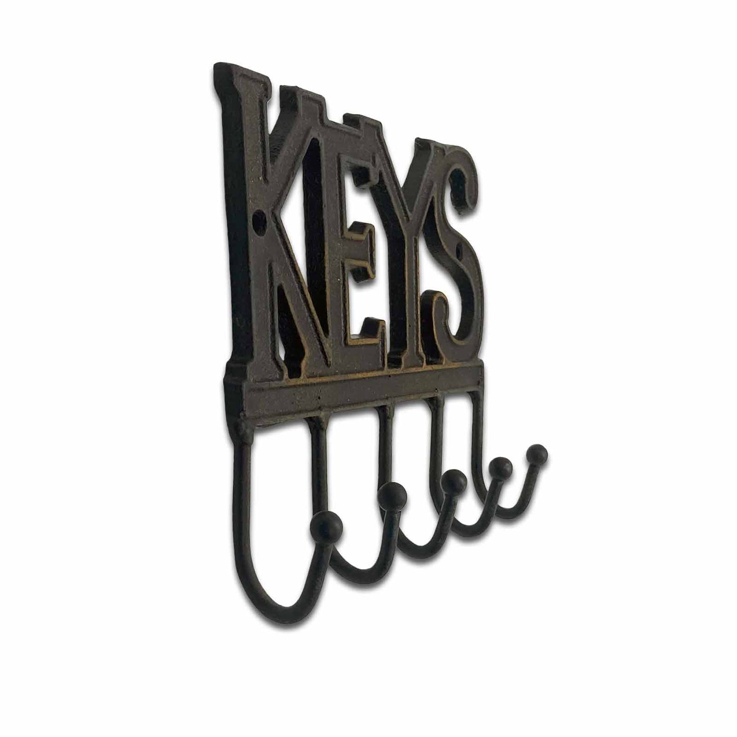 Cast Iron KEYS Key and Coat Hook
