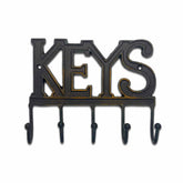 Cast Iron KEYS Key and Coat Hook