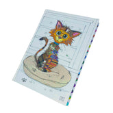 Kimba Kitten Bug Art Kooks A5 Hardcover Notebook
