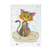 Kimba Kitten Bug Art Kooks A5 Hardcover Notebook