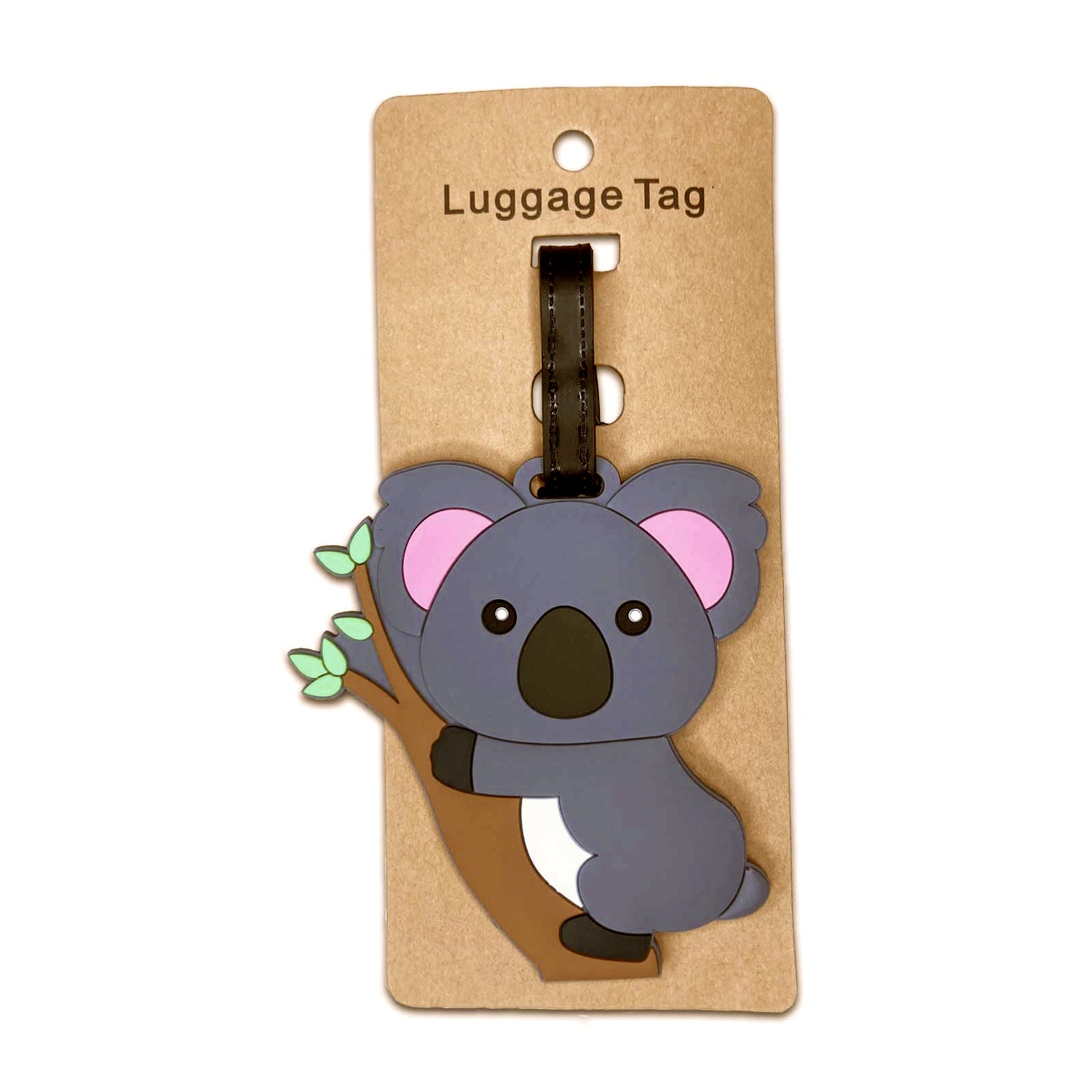 Koala Rubber Luggage Bag Tag