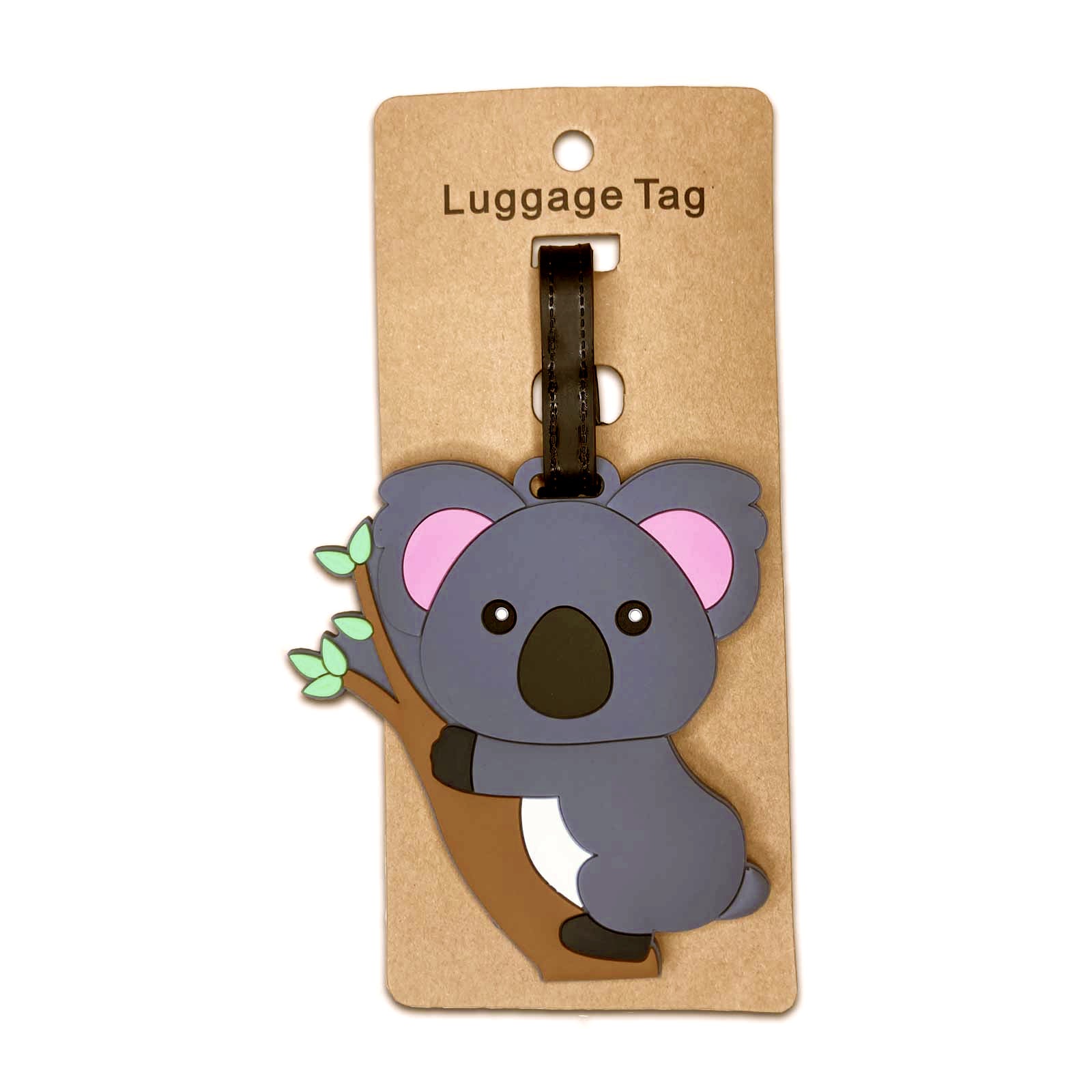 Koala Rubber Luggage Bag Tag