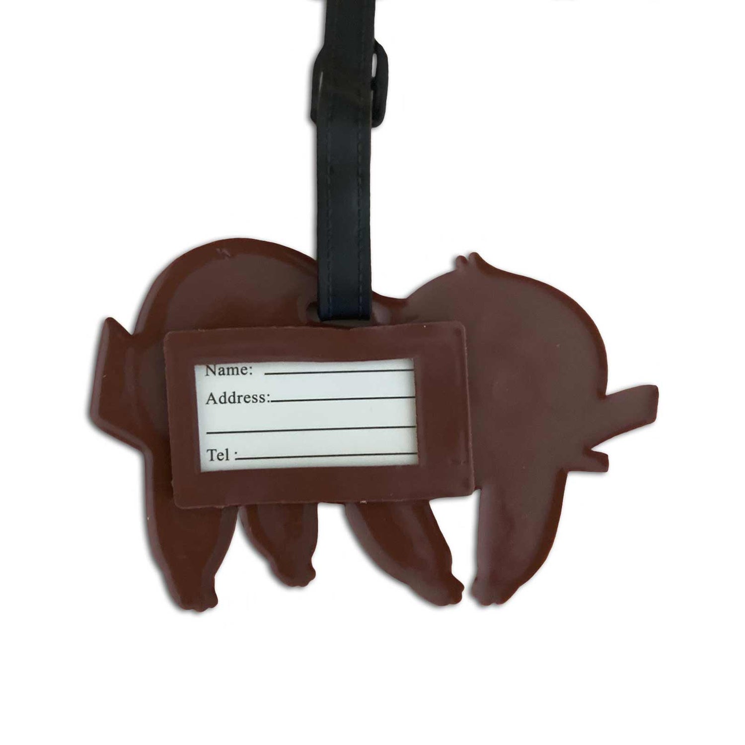 Lazy Sloth Rubber Luggage Bag Tag