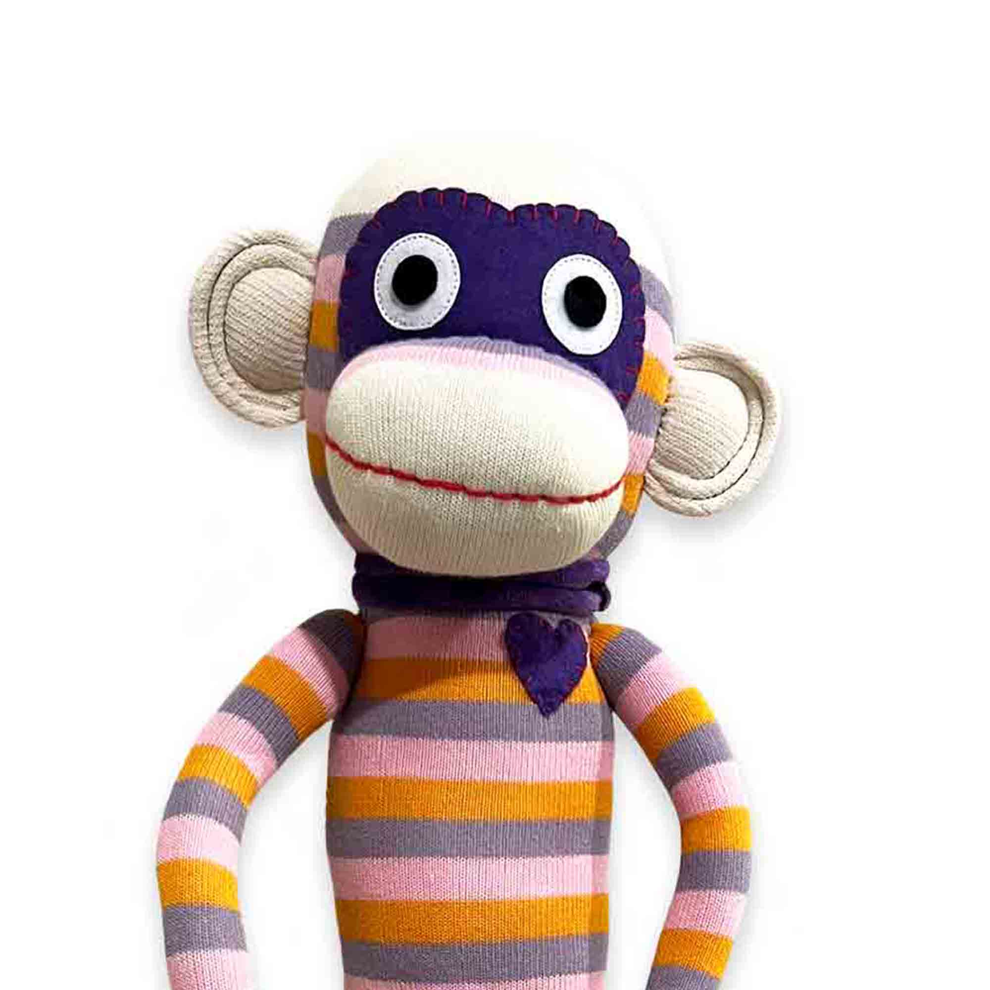 Lillie 70cm Sock Monkey Plush Toy