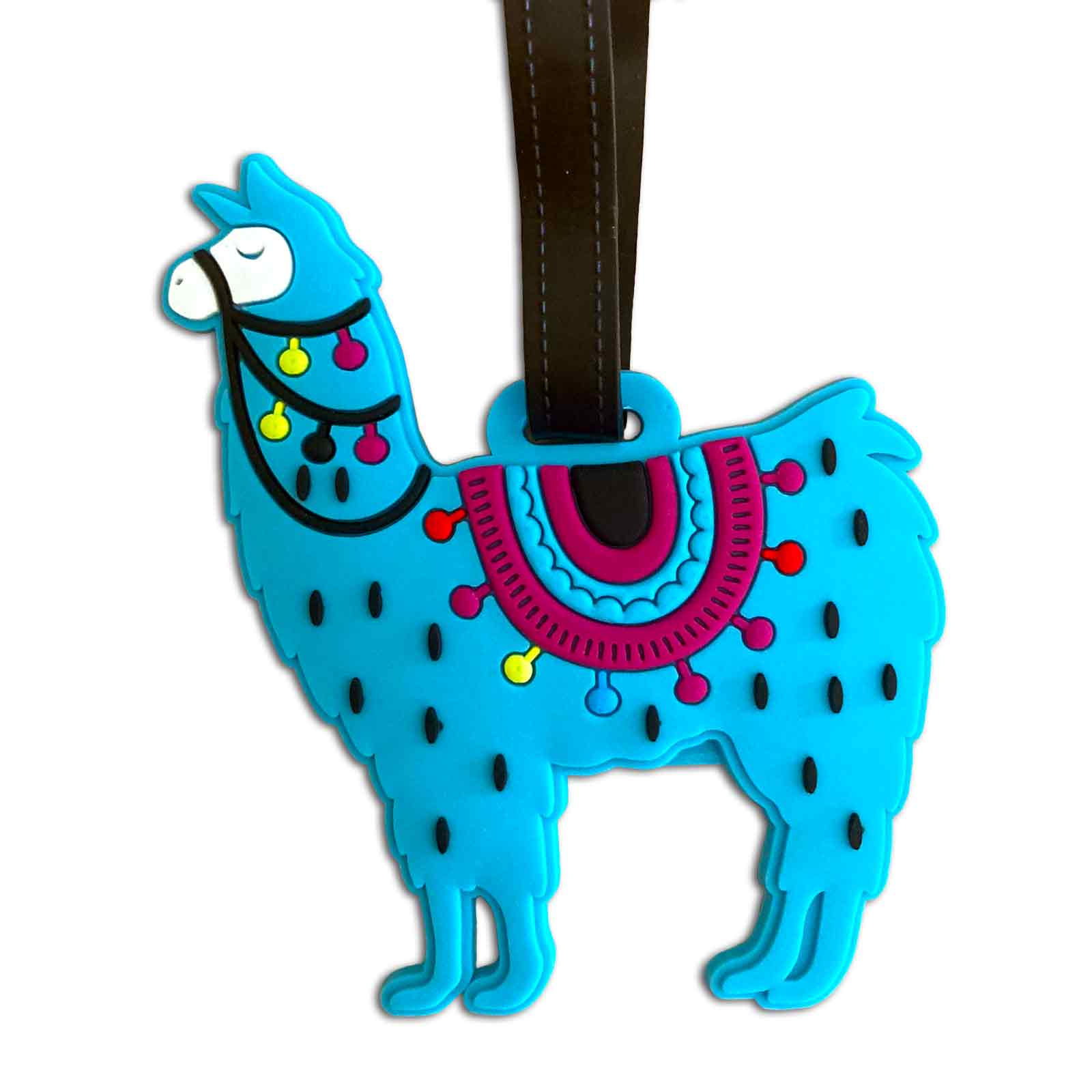 Llama Rubber Luggage Bag Tag