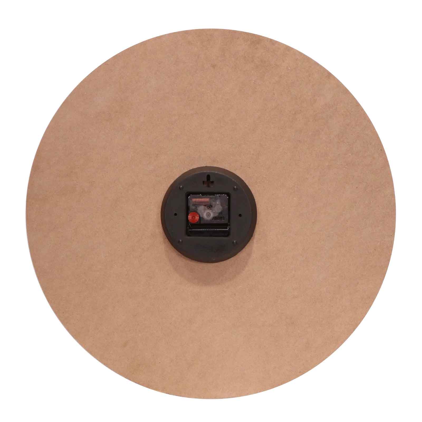 Back of clock