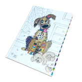 Murphy Mutt Bug Art Kooks A5 Hardcover Notebook