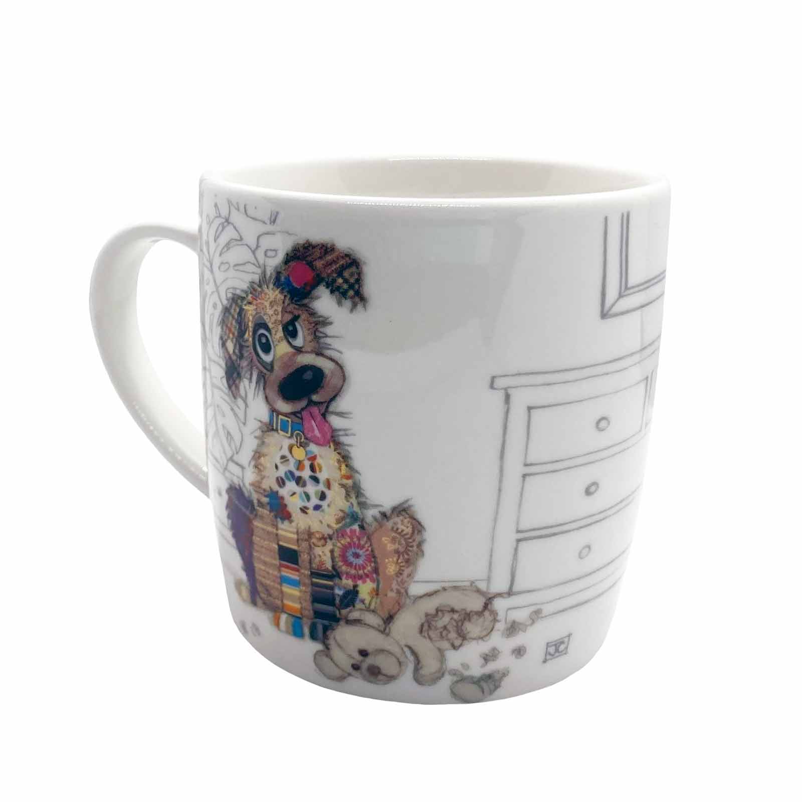 Murphy Mutt Bug Art Kooks Fine China Boxed Coffee Mug