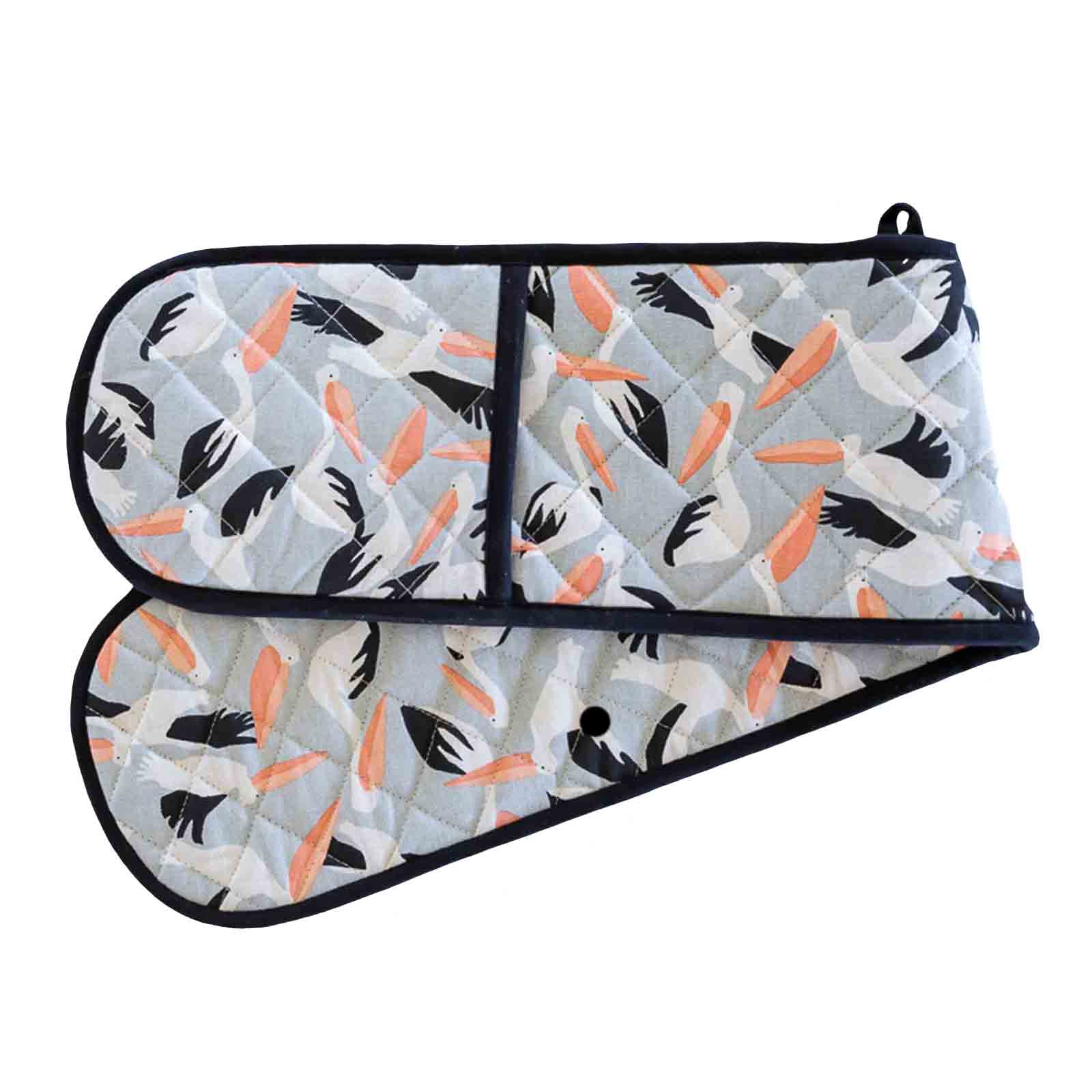 Pelicans 100% Cotton Double Oven Glove