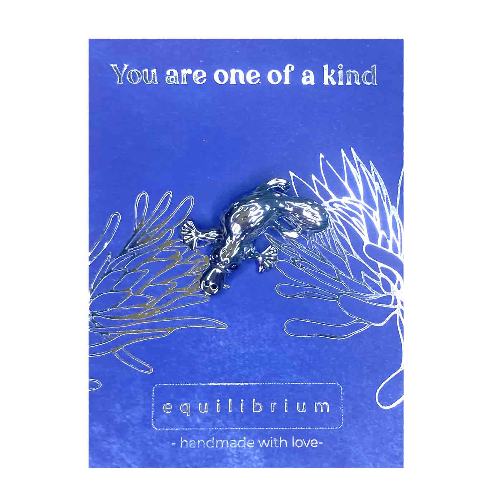 Australian Fauna Lapel Pin Brooch Badge Platypus