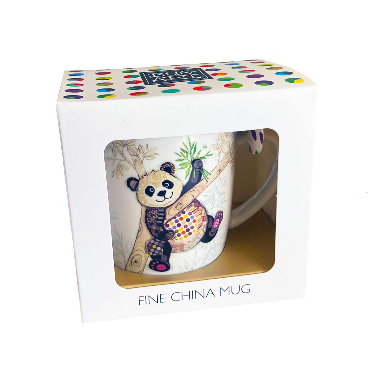 Po Zi Panda Bug Art Kooks Ceramic Coffee Mug