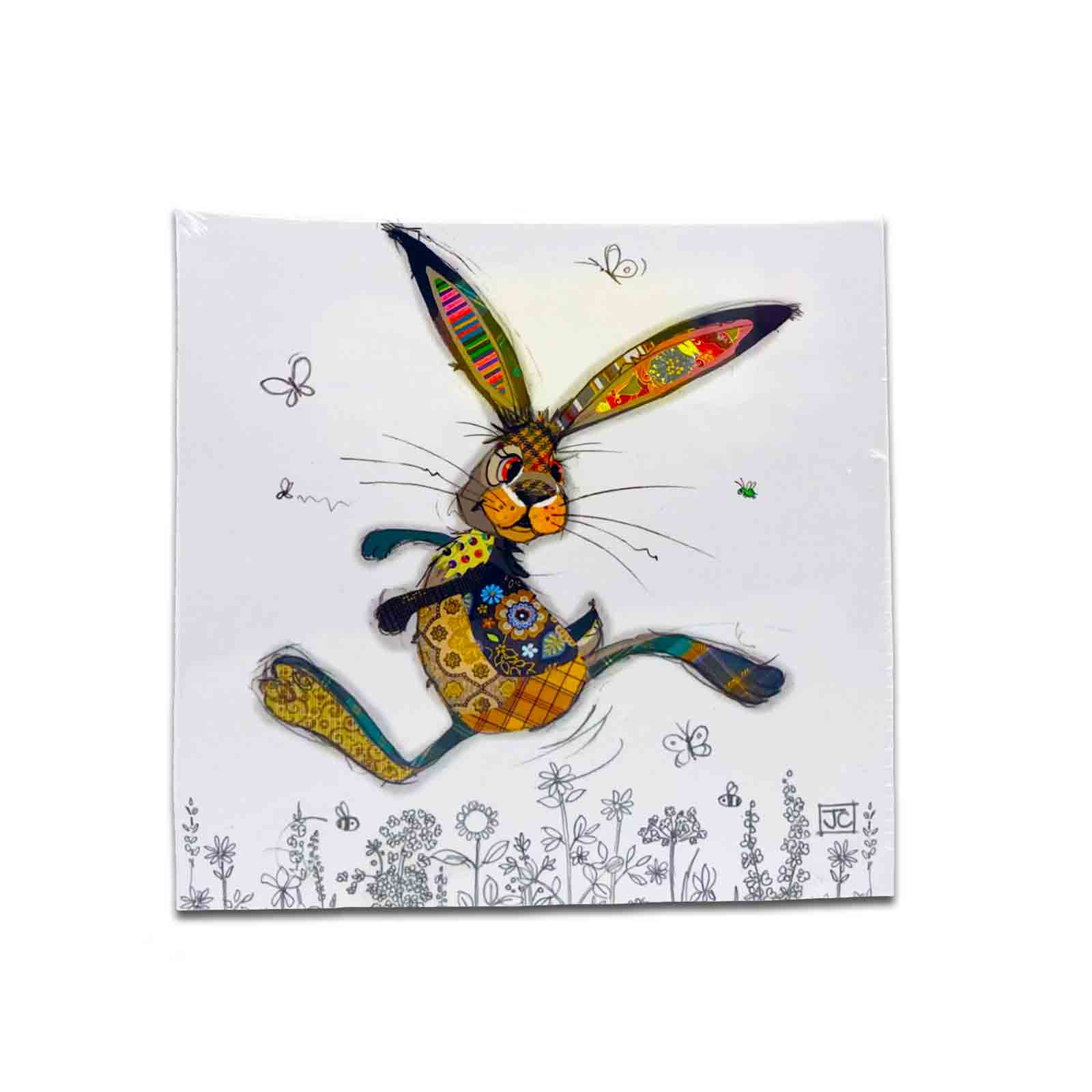 Hesper Hare Bug Art Kook Hardcover Memo Pad with Pen