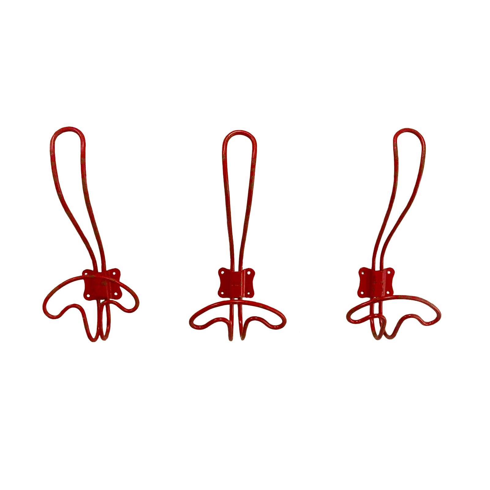 Vintage Style Rustic Coat Hook - Red