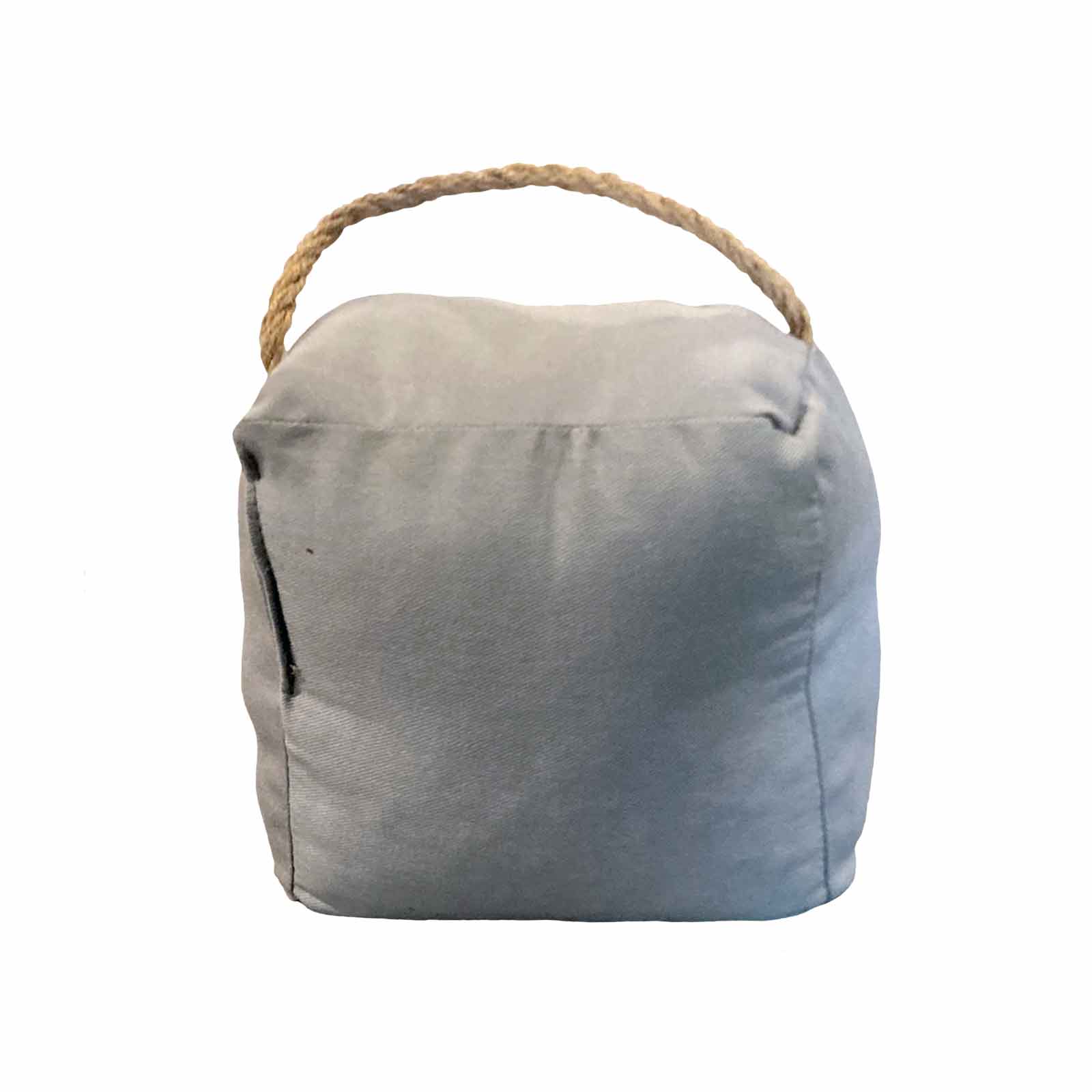 Remove Your Shoes or Scrub The Floor Grey Fabric Doorstop