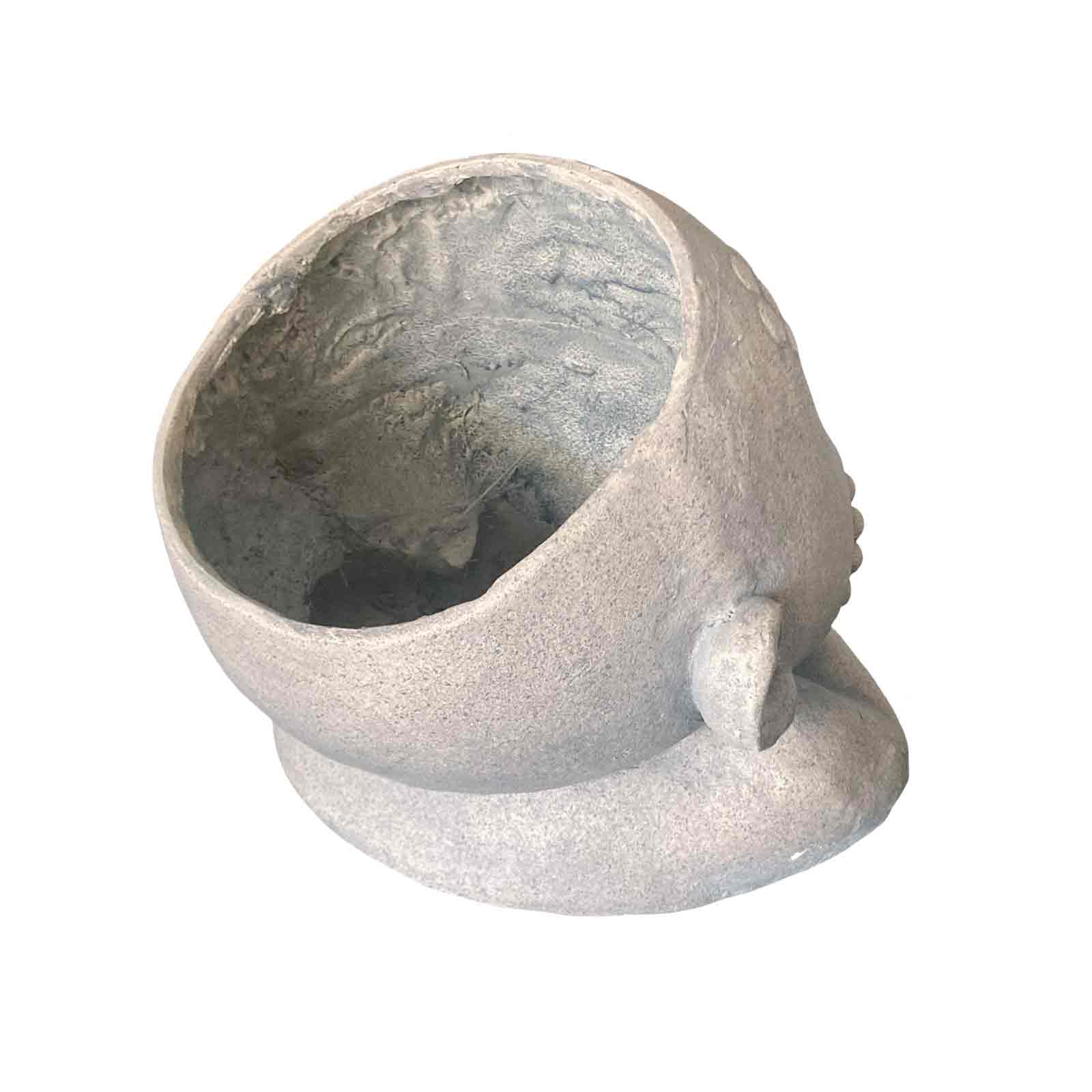 Monk Head Resin Planter - Indoor or Outdoor Pot Planter