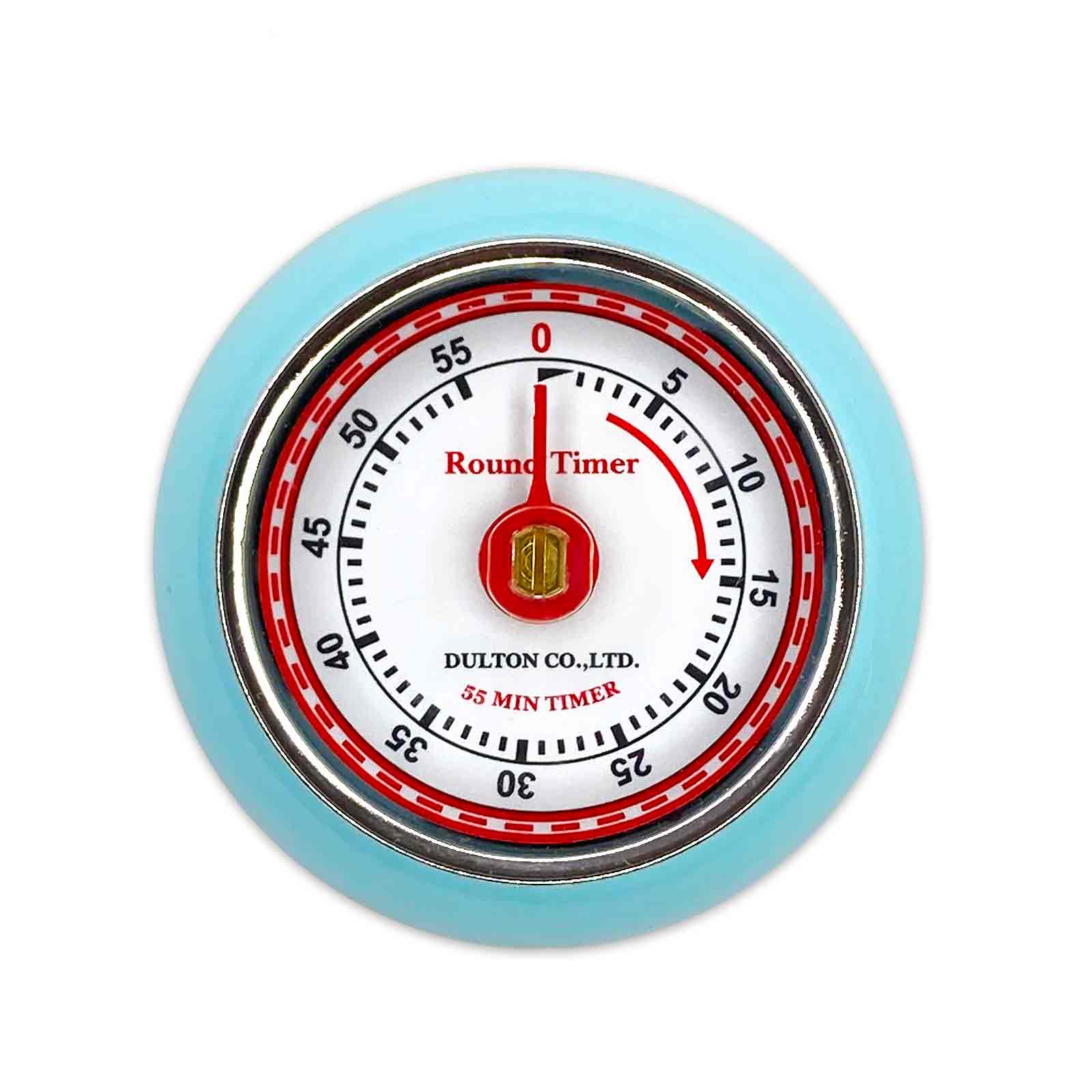 Sax Blue Dulton Magnetic Metal Mechanical Kitchen Timer