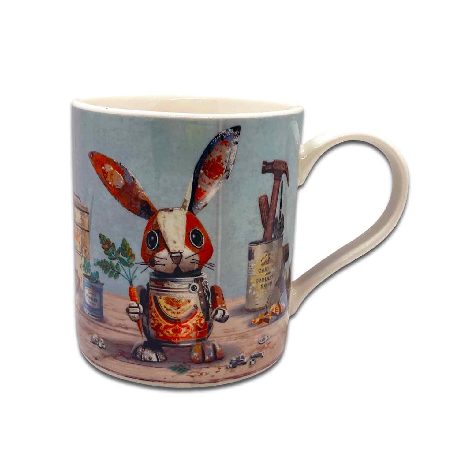 Scrap Rabbit - Bug Art Scraps Gift Boxed Fine China Coffee Mug