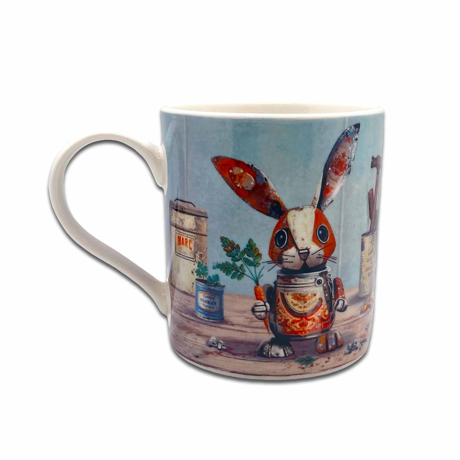 Scrap Rabbit - Bug Art Scraps Gift Boxed Fine China Coffee Mug