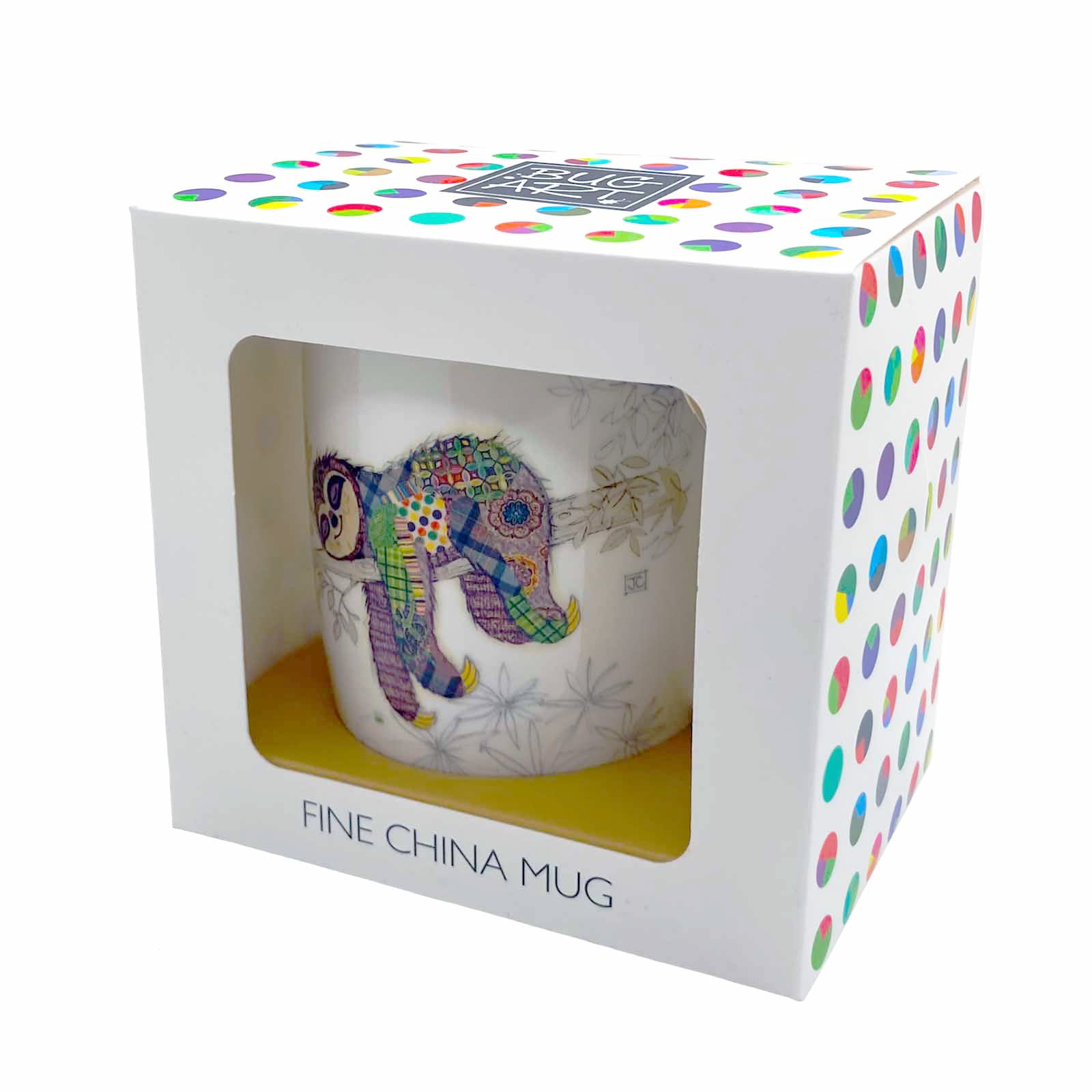 Simon Sloth Bug Art Kooks Ceramic Coffee Mug